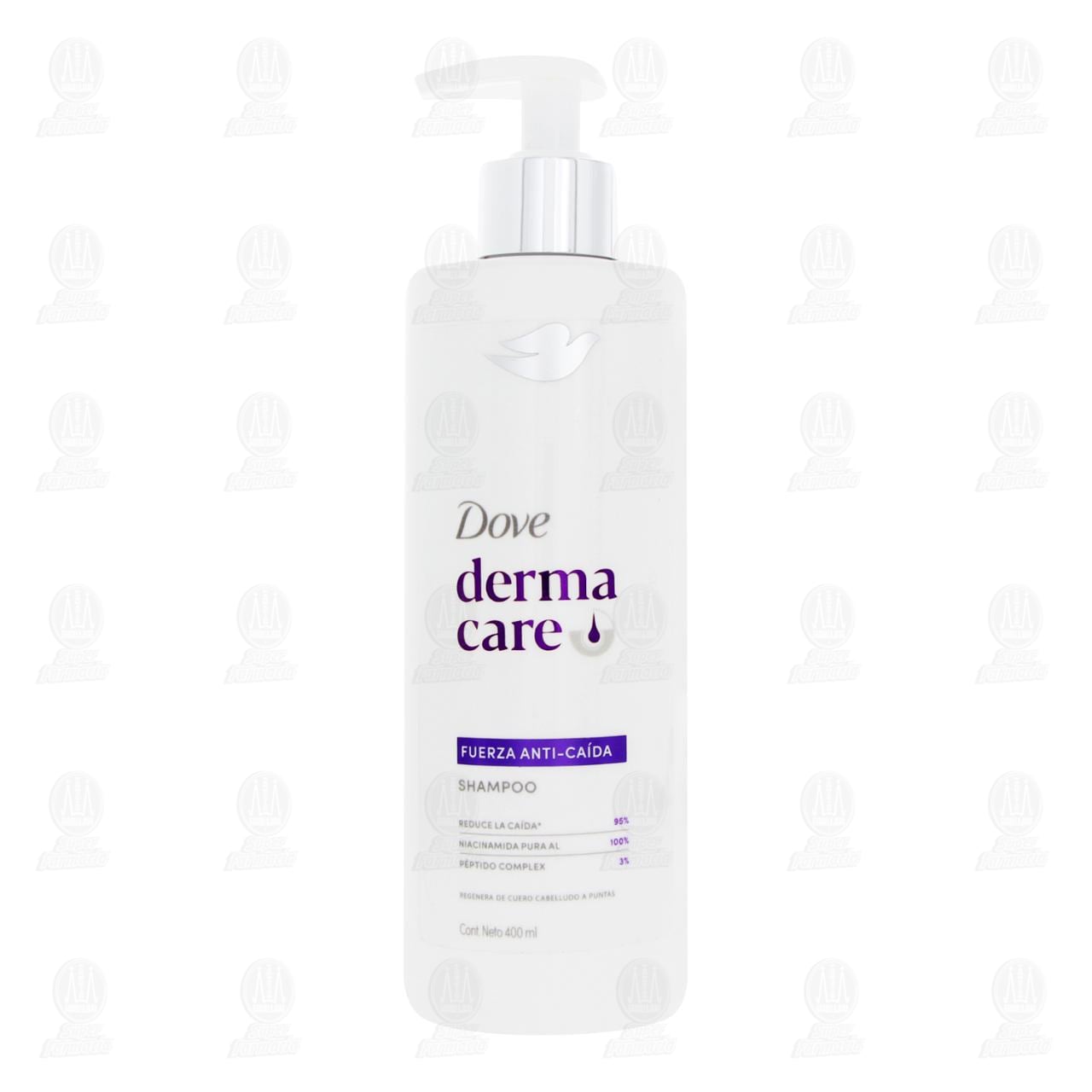 Shampoo Dove Derma Care Fuerza Anti-Ca&iacute;da, 400 ml. image number 1