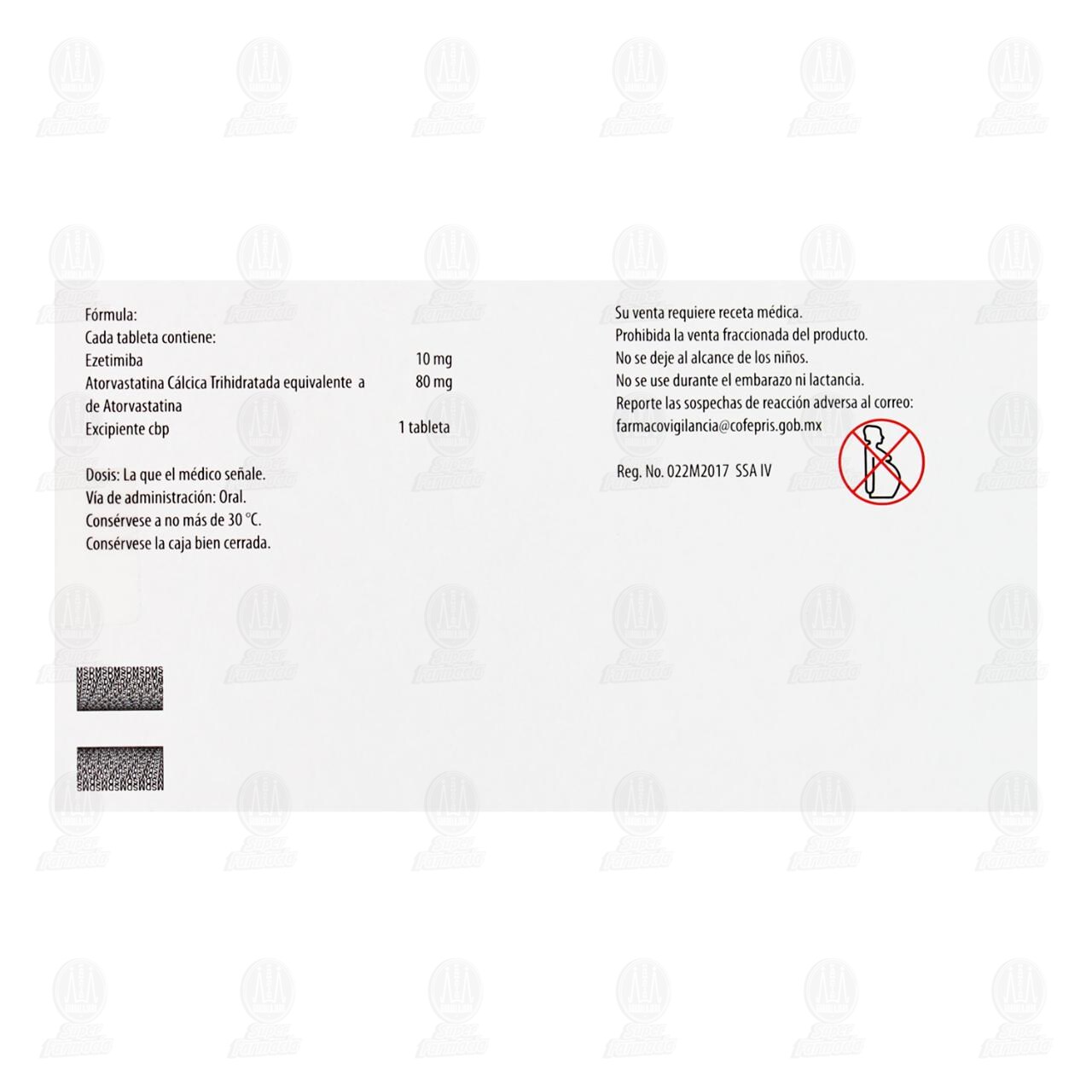 Atozet 10mg/80mg, 30 Tabletas. image number 2