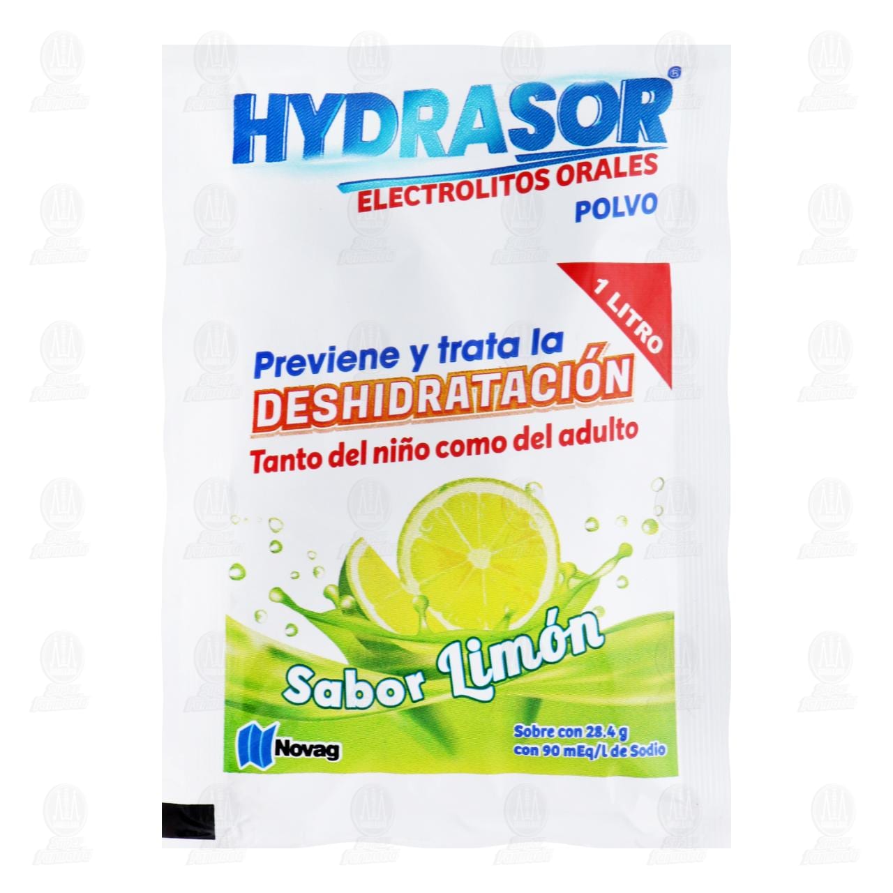 Imagen para Hydrasor Electrolitos Orales Sabor Limón, 28.4 gr.