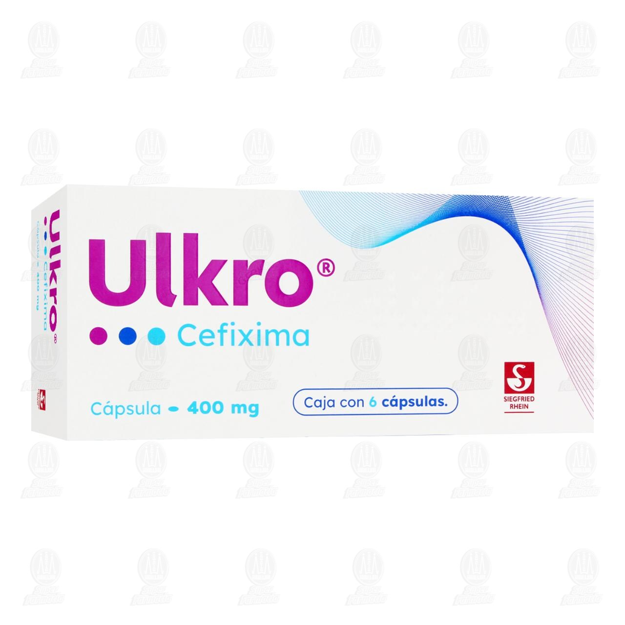 Ulkro 400 mg, 6 C&aacute;psulas.
