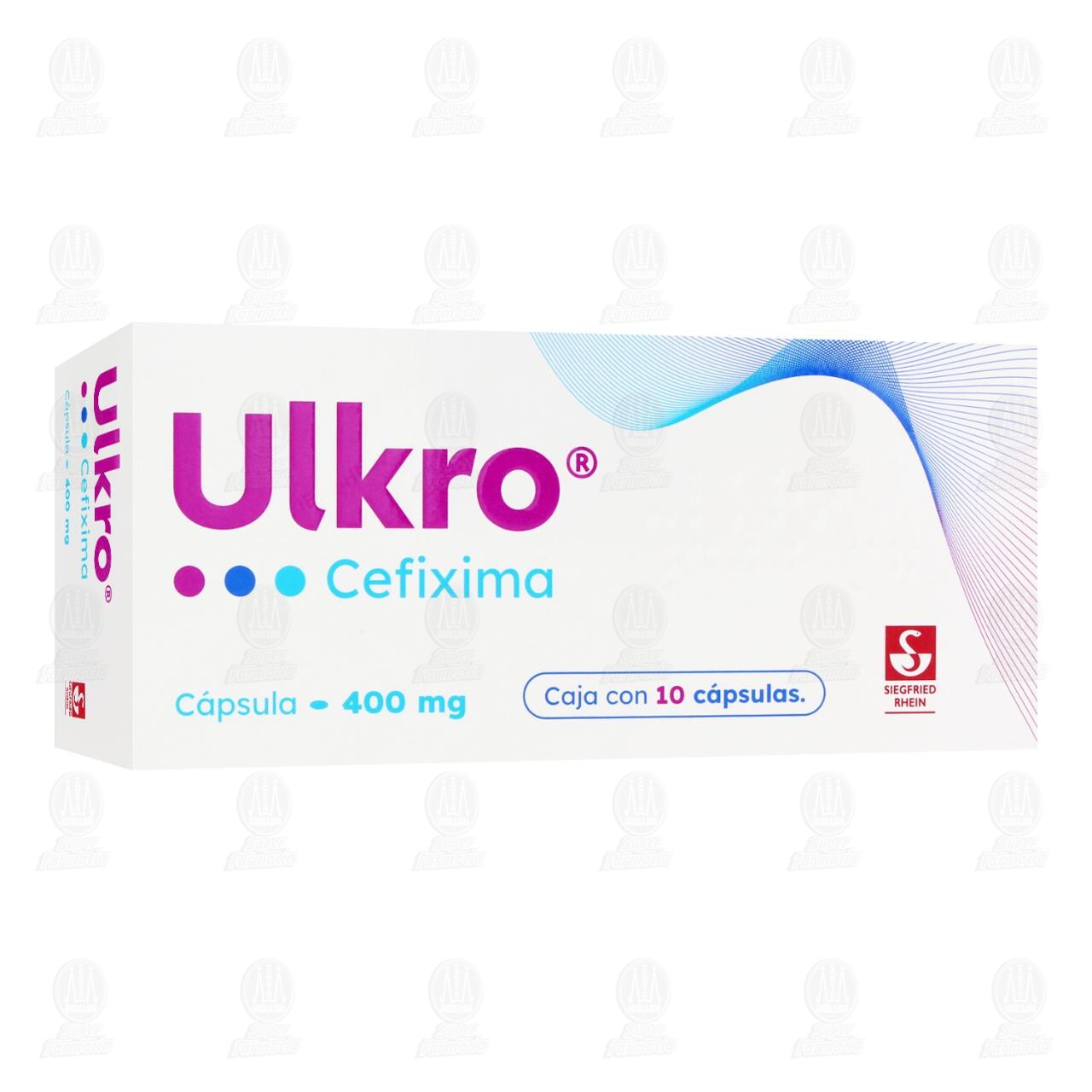 Ulkro 400 mg, 10 C&aacute;psulas. image number 0