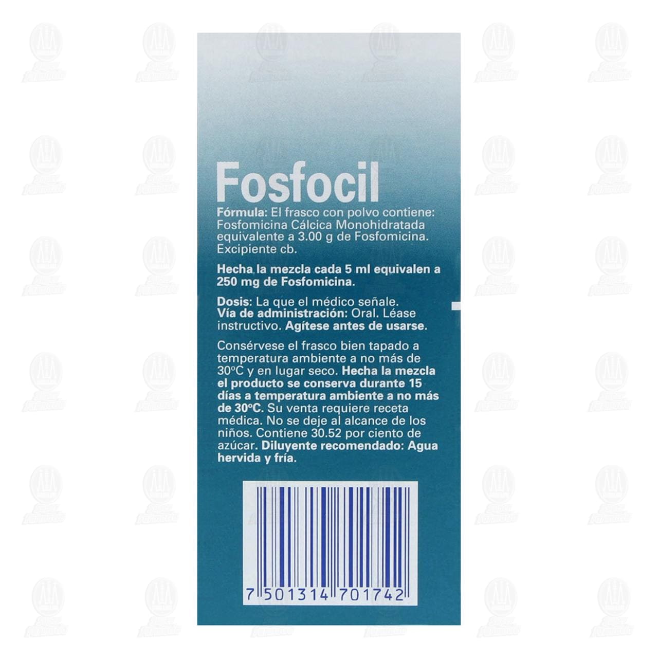 Fosfocil 250mg/5ml Suspensi&oacute;n, 60 ml. image number 2