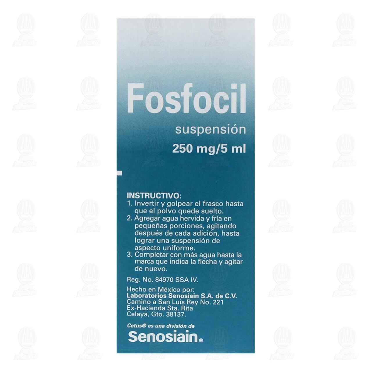 Fosfocil 250mg/5ml Suspensi&oacute;n, 60 ml. image number 3