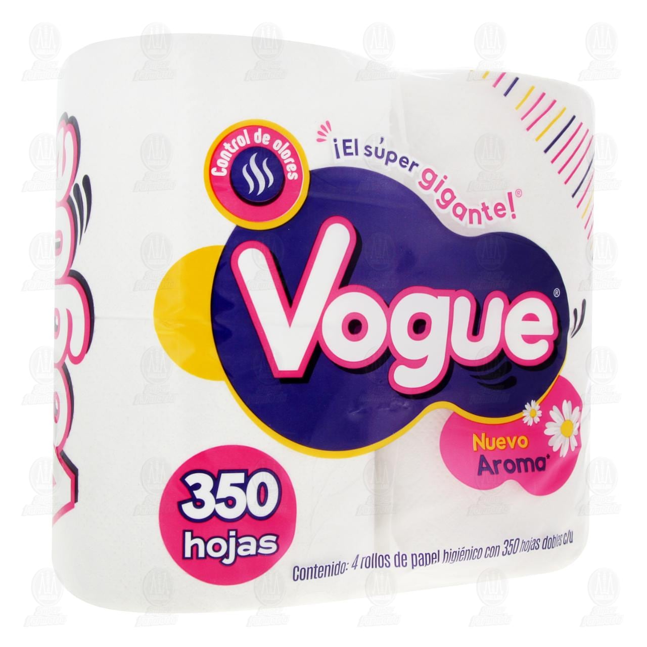Imagen para Papel Higiénico Vogue, 4 pzas.