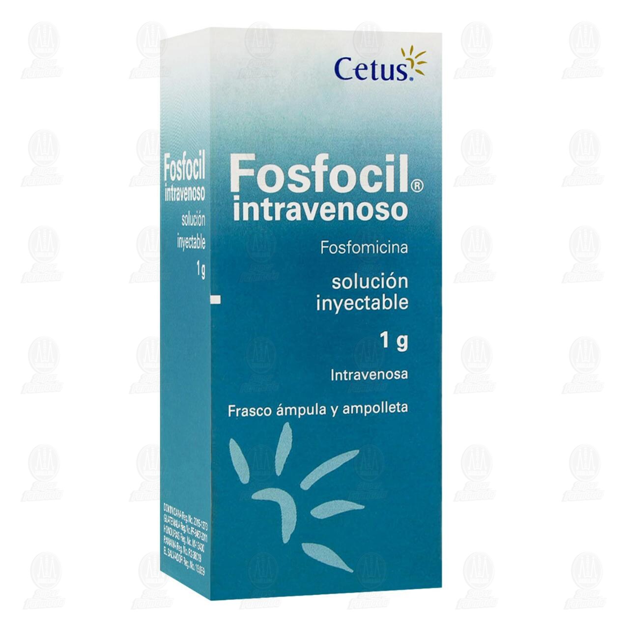 Fosfocil 1 gr Soluci&oacute;n Inyectable Intravenosa, 1 pz. image number 0