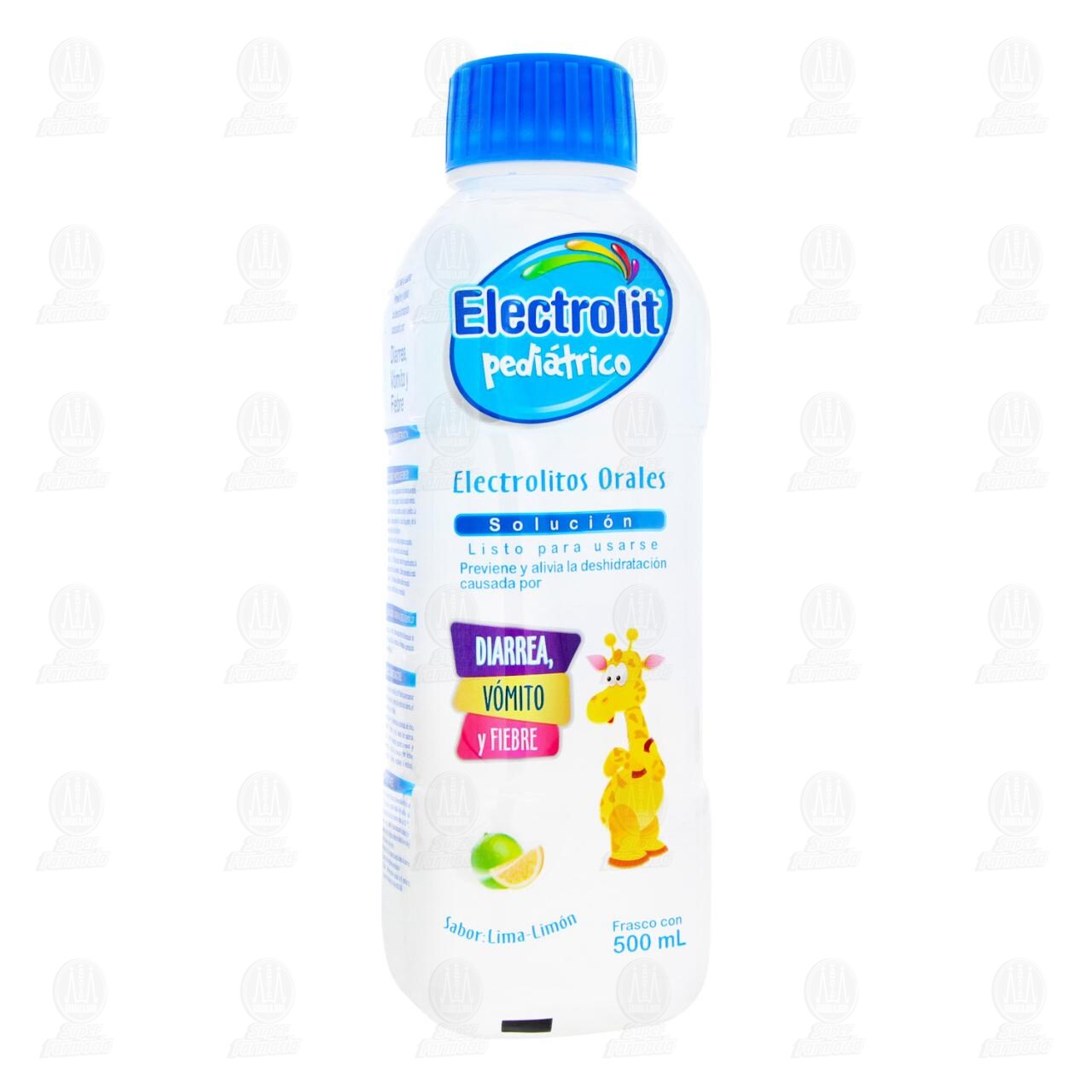 Electrolitos Orales Electrolit Pedi&aacute;trico Sabor Lima-Lim&oacute;n, 500 ml. image number 0