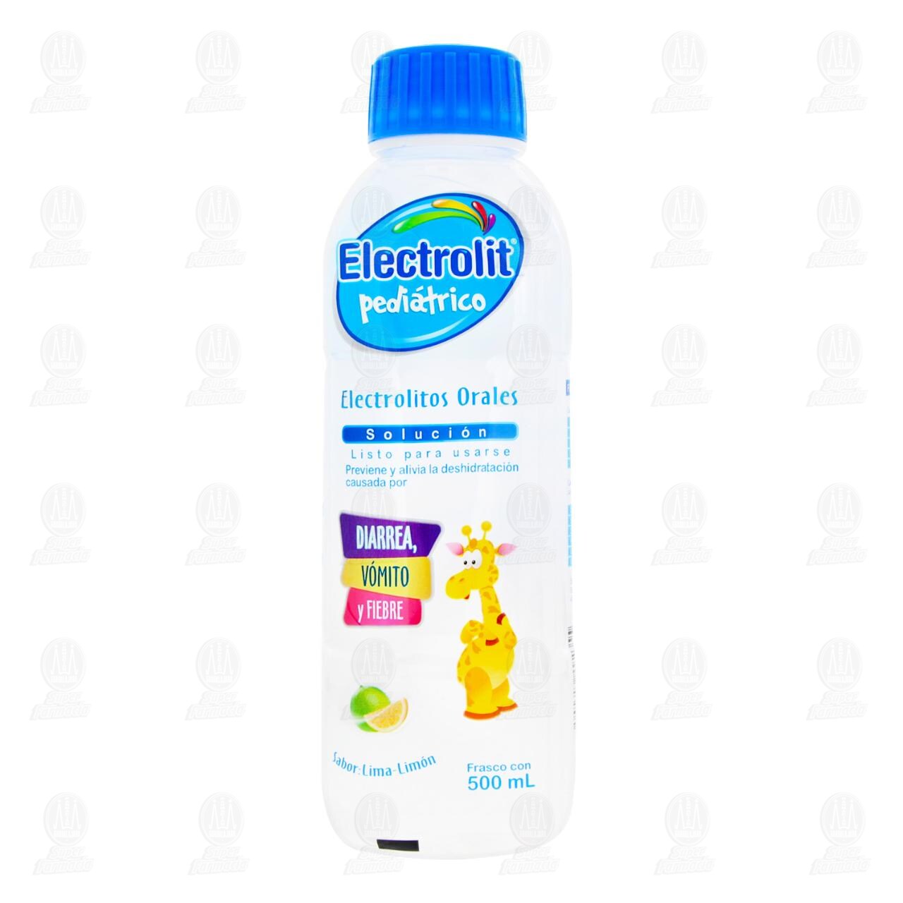 Electrolitos Orales Electrolit Pedi&aacute;trico Sabor Lima-Lim&oacute;n, 500 ml. image number 1