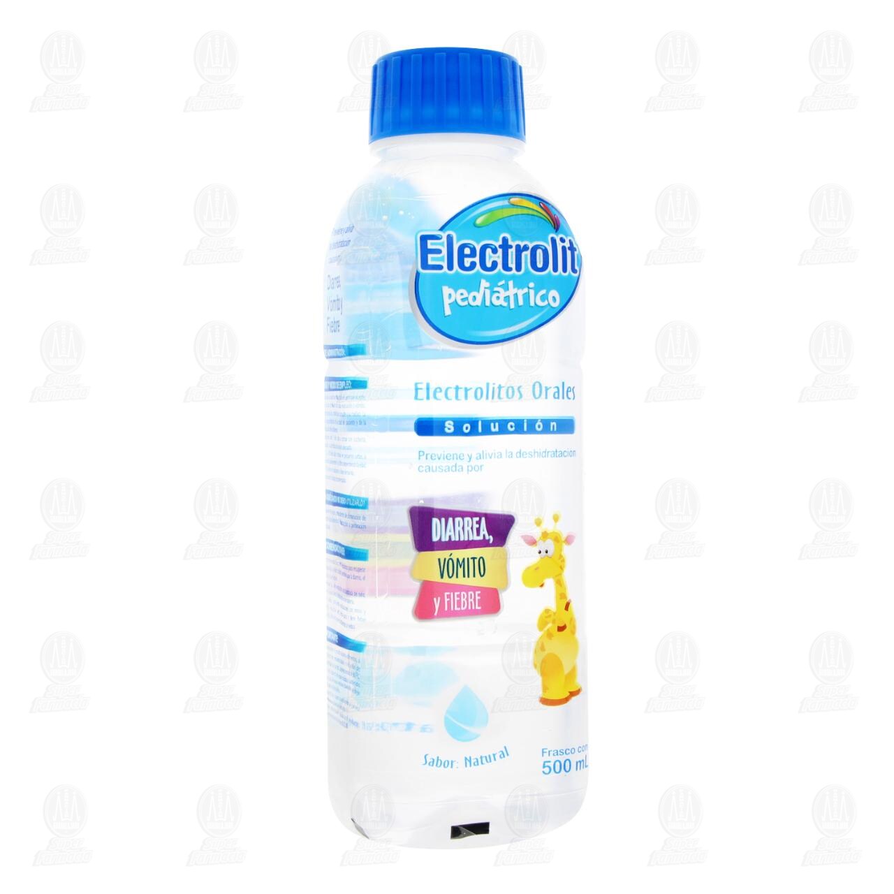 Electrolitos Orales Electrolit Pediátrico Sabor Natural, 500 ml. image number 0