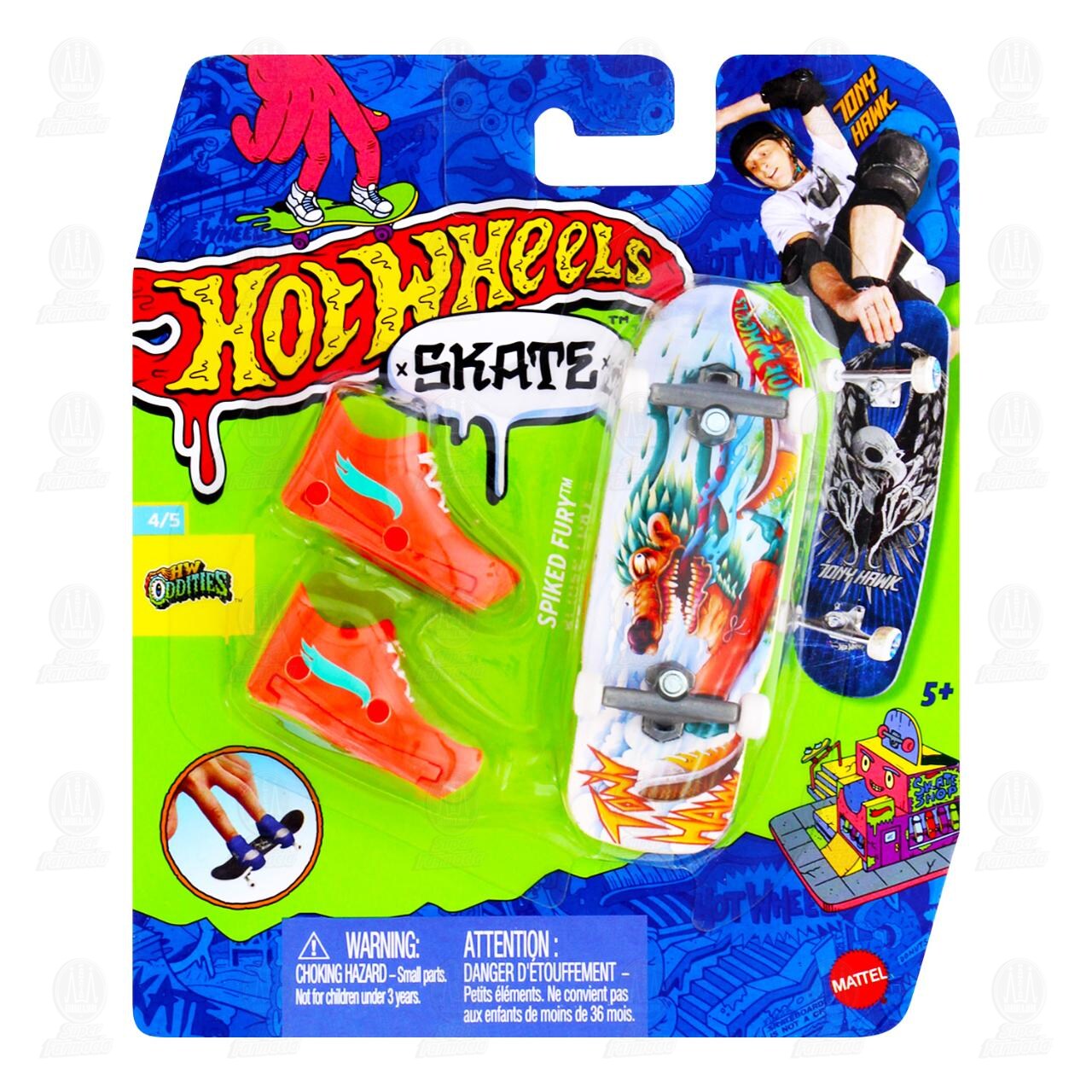 Patineta + Tenis Hot Wheels Action Sports Diferentes Modelos, 3 pzas.