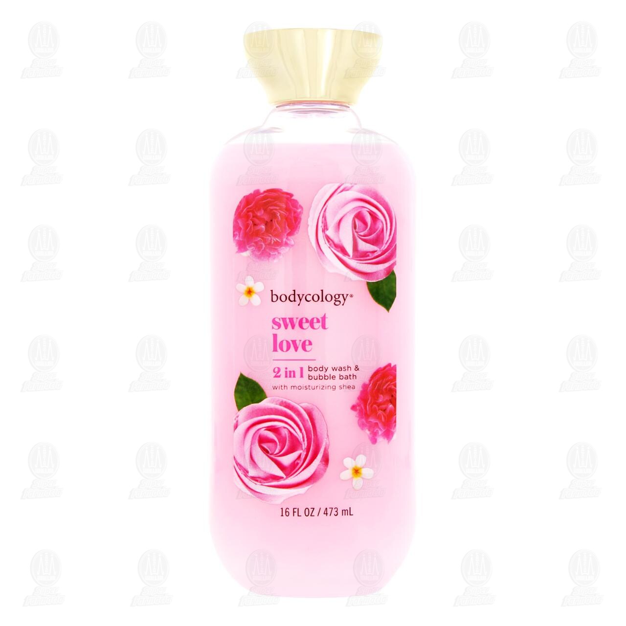 Jab&oacute;n L&iacute;quido Corporal y Ba&ntilde;o de Burbujas Bodycology Sweet Love 2 en 1, 473 ml. image number 1