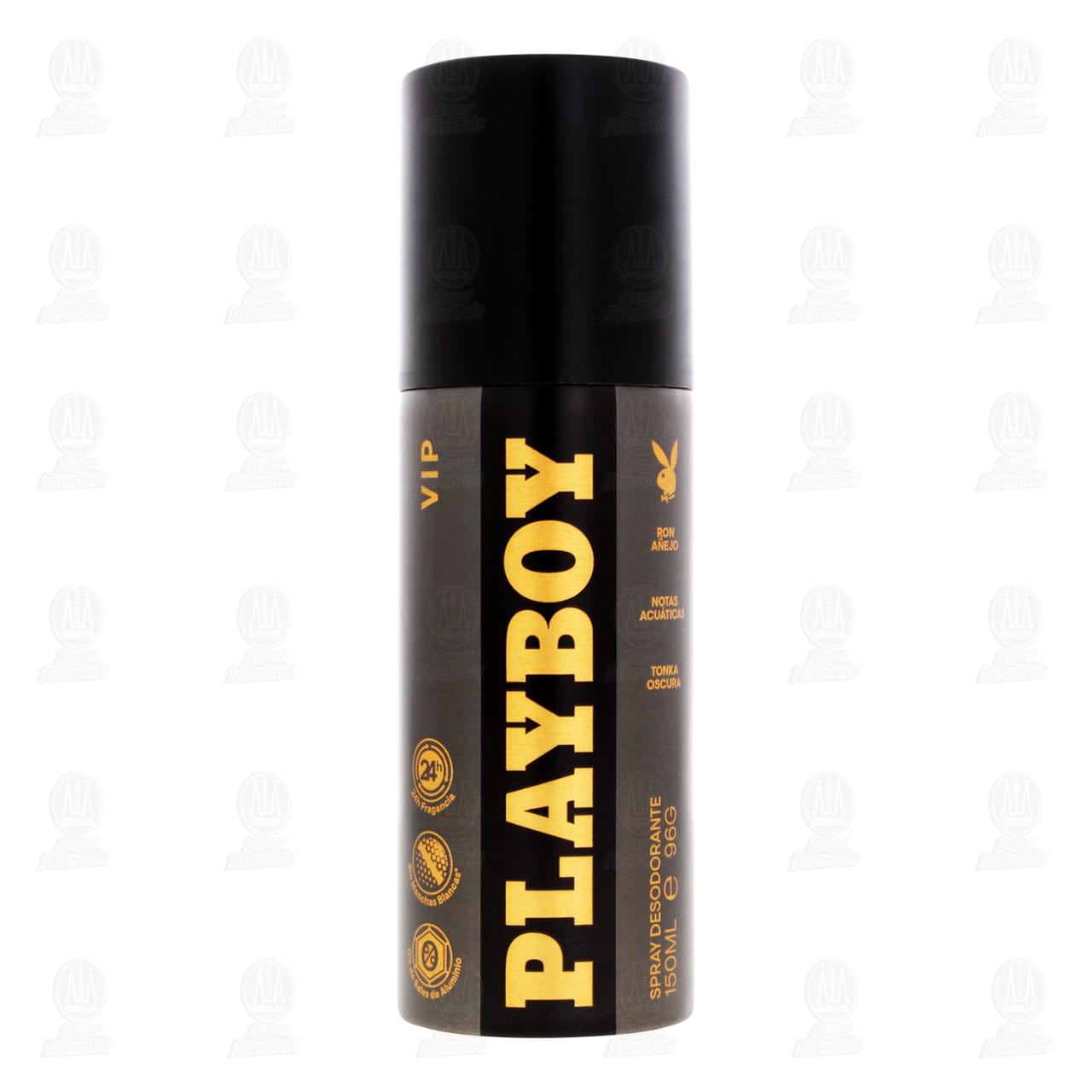 Desodorante Playboy Vip en Aerosol, 150 ml. image number 1