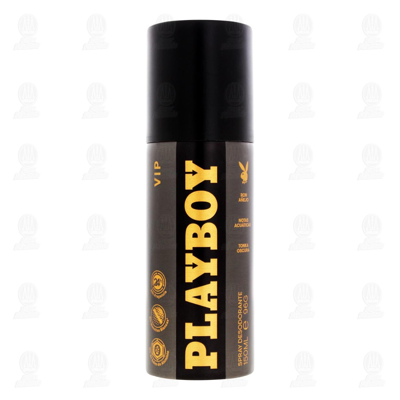 Desodorante Playboy Vip en Aerosol, 150 ml. image number 1