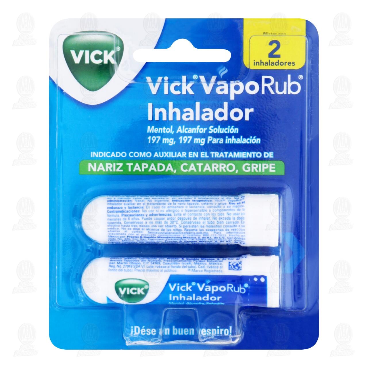 Pack Vick Vaporub Inhalador Soluci&oacute;n, 2 pzas.