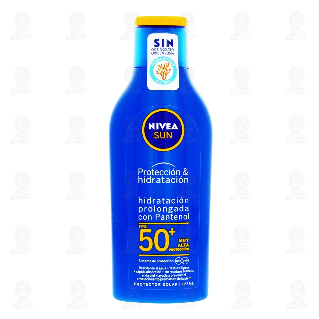 Protector Solar Nivea Sun Protecci&oacute;n & Hidrataci&oacute;n FPS 50+, 125 ml. image number 1