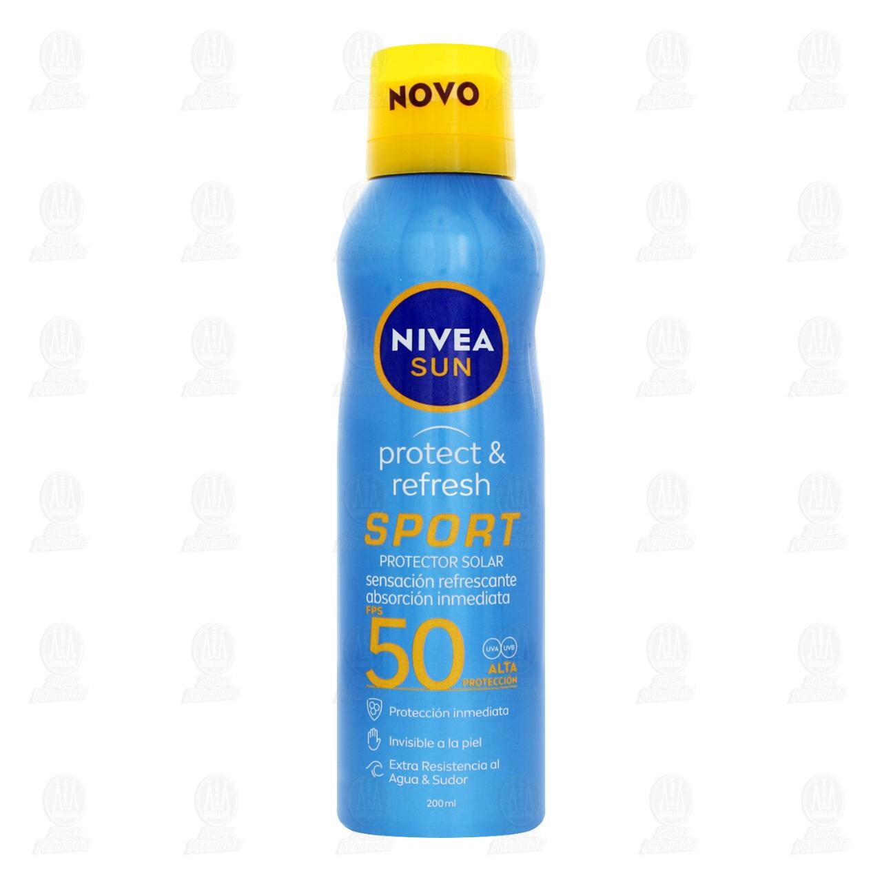 Protector Solar Nivea Sun Protect & Refresh Sport FPS 50 en Aerosol, 200 ml. image number 1