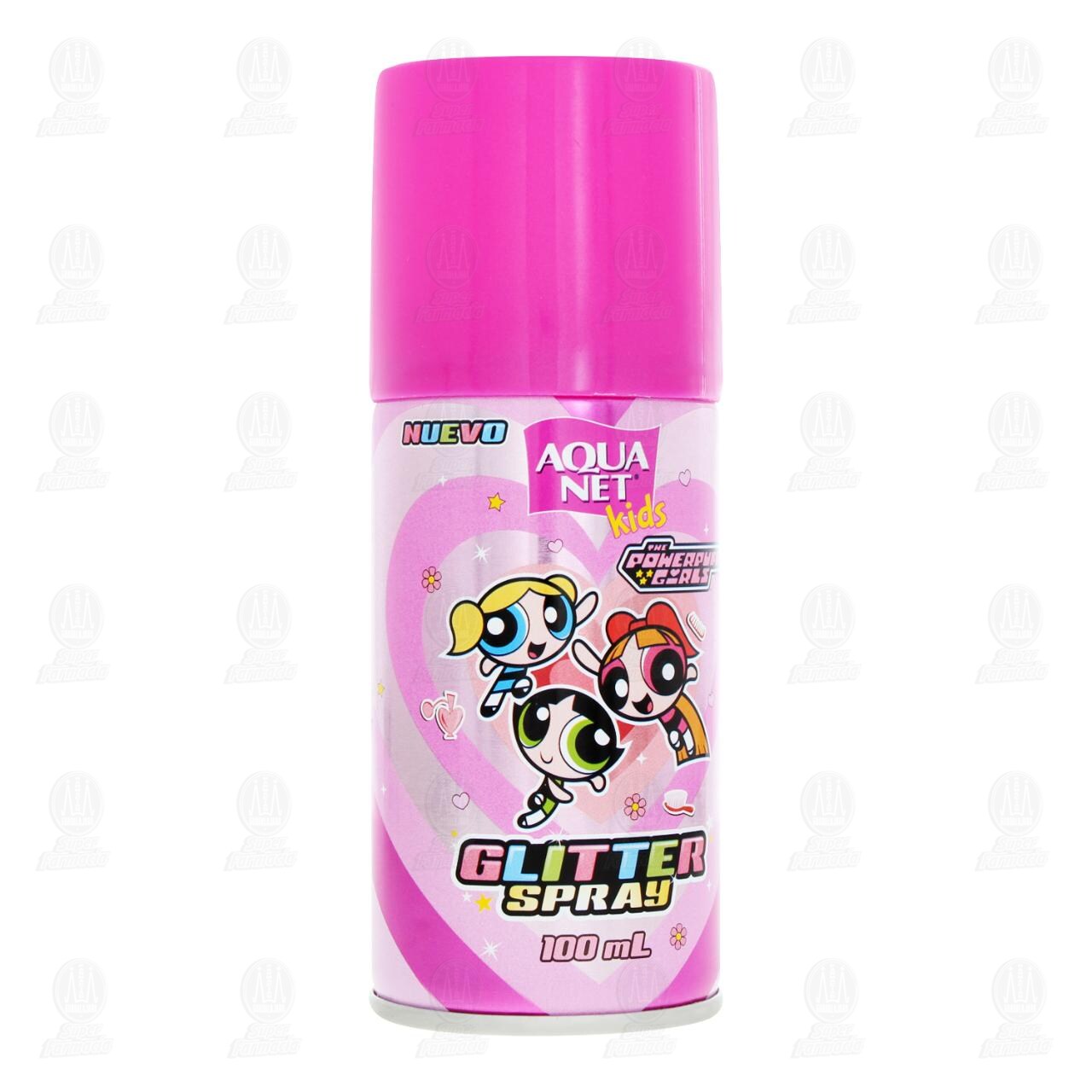 Spray con Glitter Aqua Net Kids The Powerpuff Girls, 100 ml. image number 0