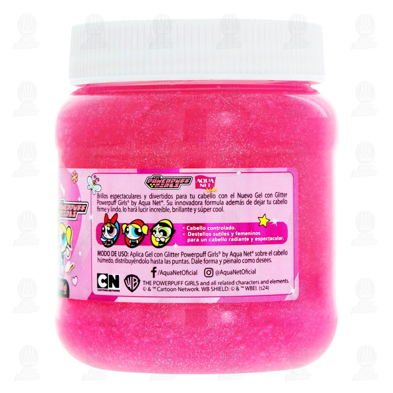 Gel con Glitter Aqua Net Kids The Powerpuff Girls, 250 gr. image number 2