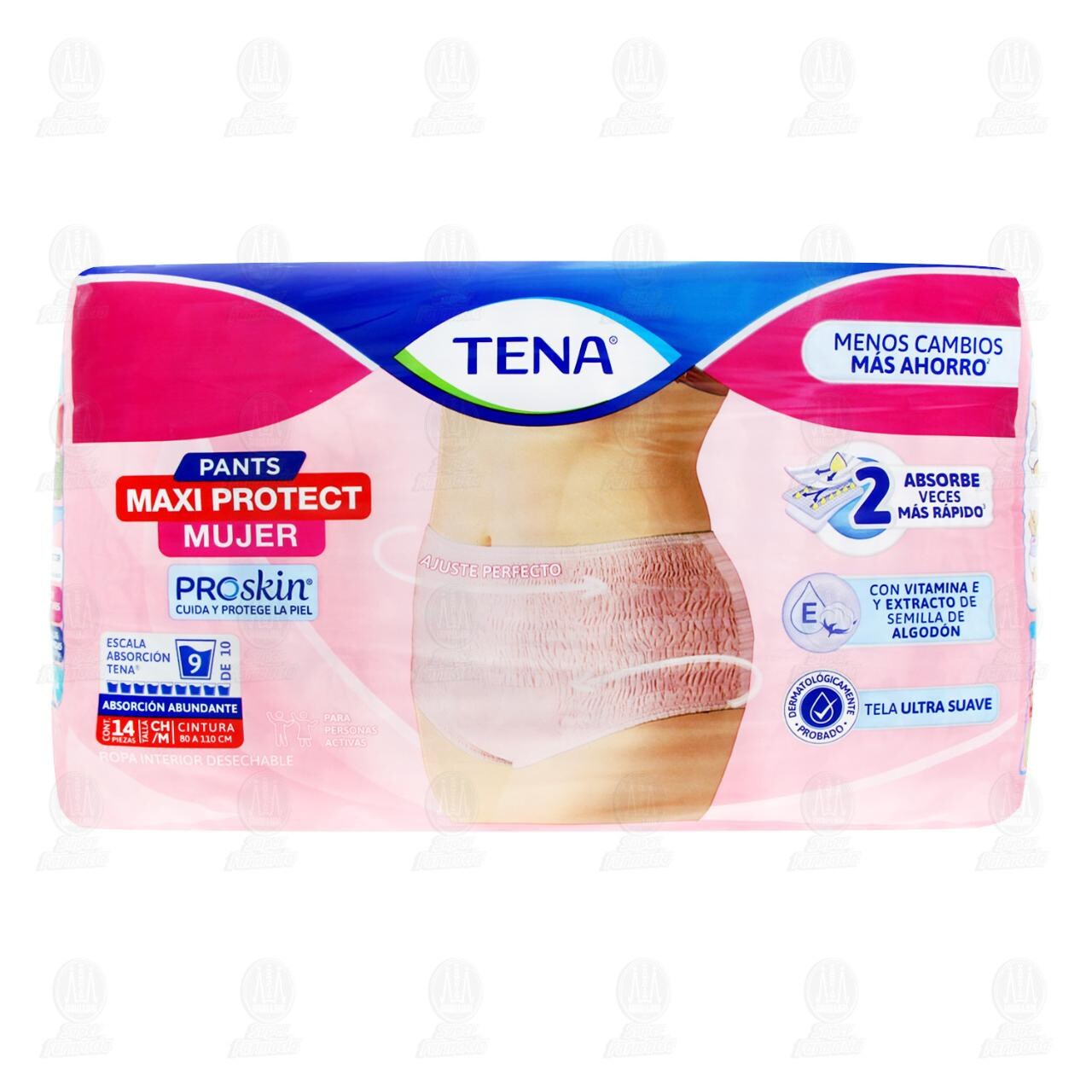 Ropa Interior Desechable Tena Pants Mujer Maxi Protect Talla Chica-Mediana, 14 pzas. image number 1