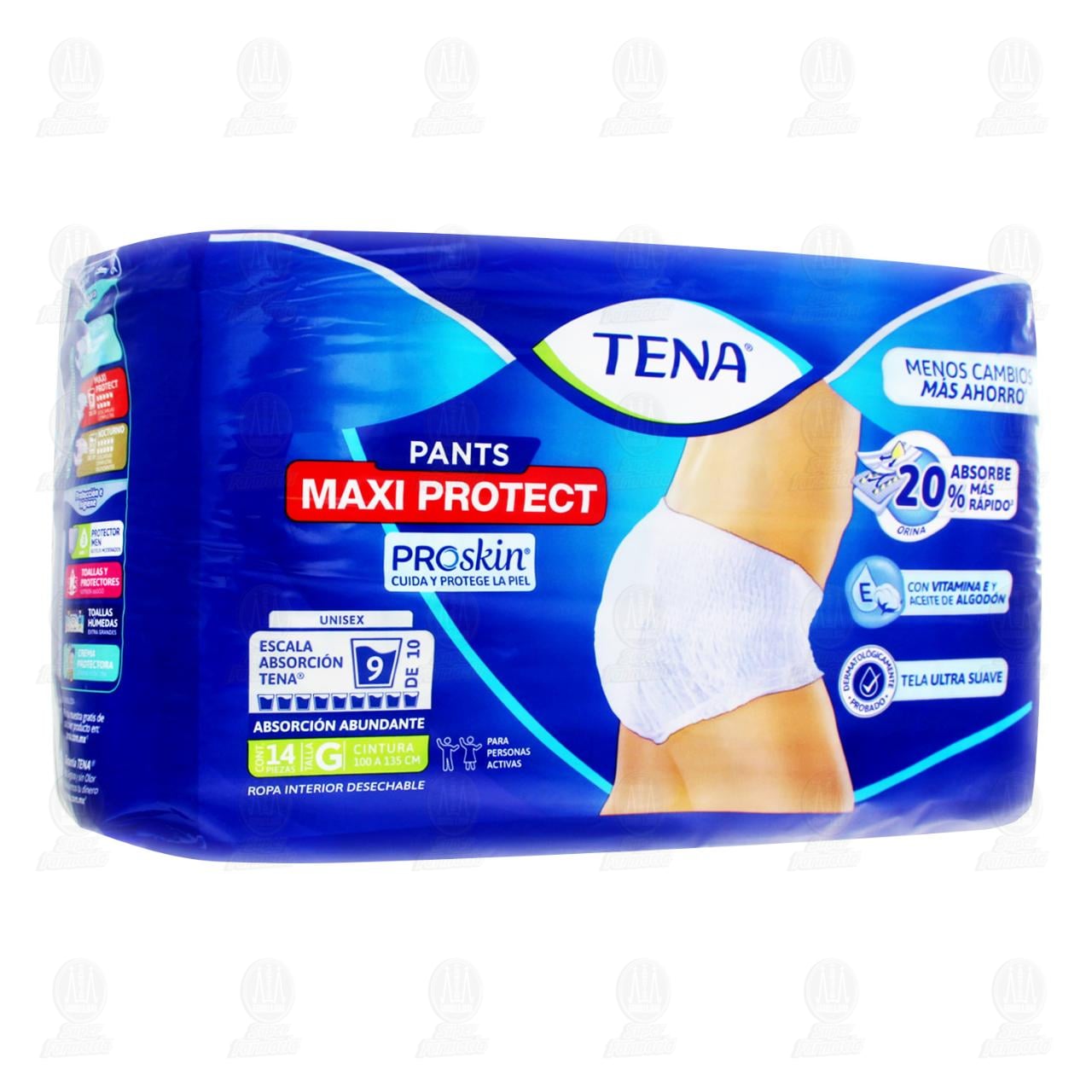 Imagen para Ropa Interior Desechable Tena Pants Maxi Protect Talla Grande, 14 pzas.