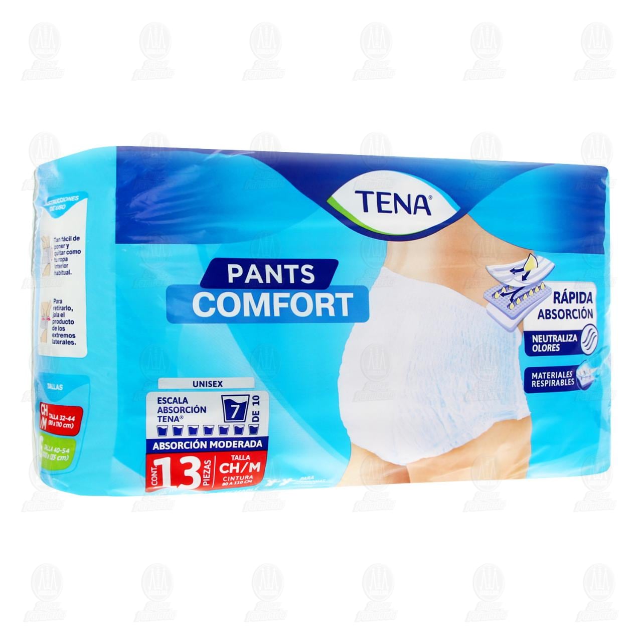 Ropa Interior Desechable Tena Pants Comfort Talla Chica-Mediana, 13 pzas.