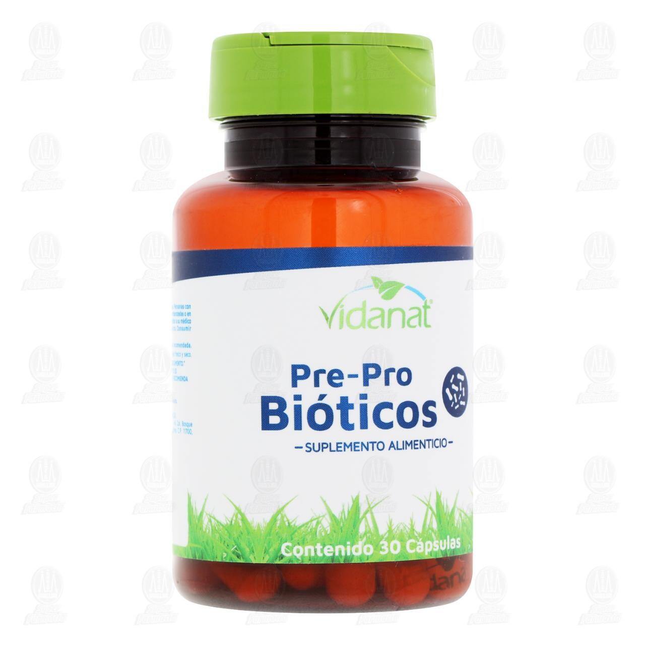 Pre-Pro Bi&oacute;ticos Vidanat Suplemento Alimenticio, 30 C&aacute;psulas. image number 0