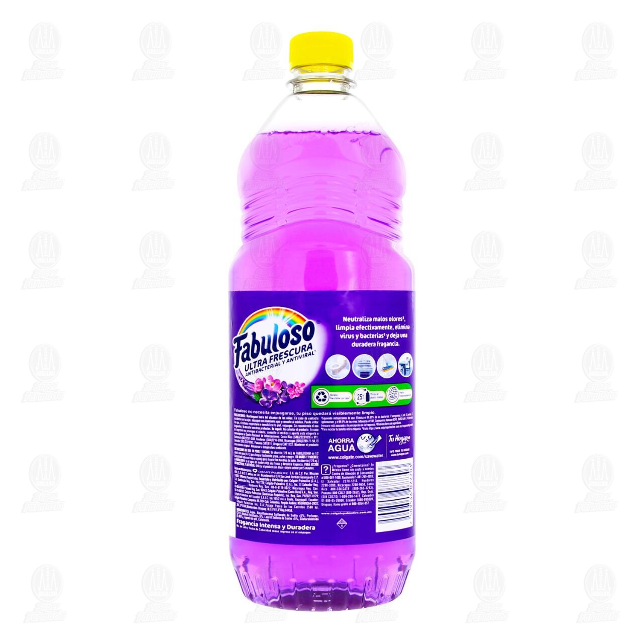 Limpiador L&iacute;quido Fabuloso Ultra Frescura Antibacterial Fresca Lavanda, 828 ml. image number 2