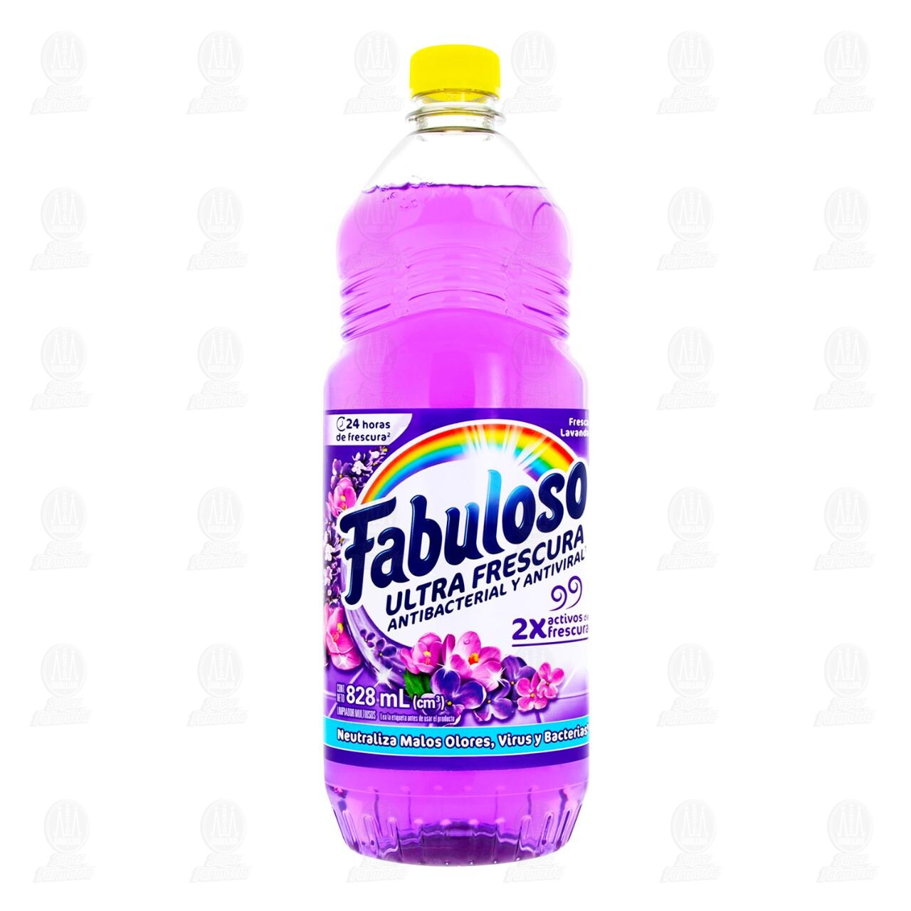 Limpiador L&iacute;quido Fabuloso Ultra Frescura Antibacterial Fresca Lavanda, 828 ml. image number 1