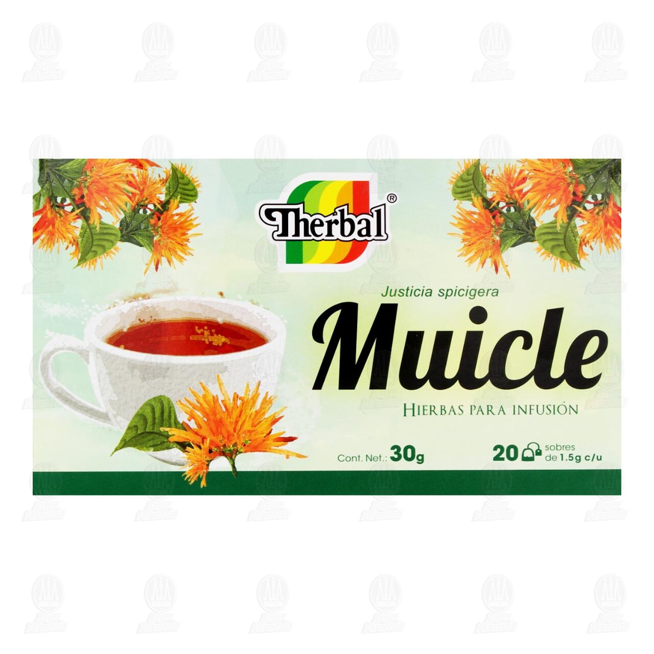 Hierbas Therbal para Infusión Muicle, 30 gr. image number 1