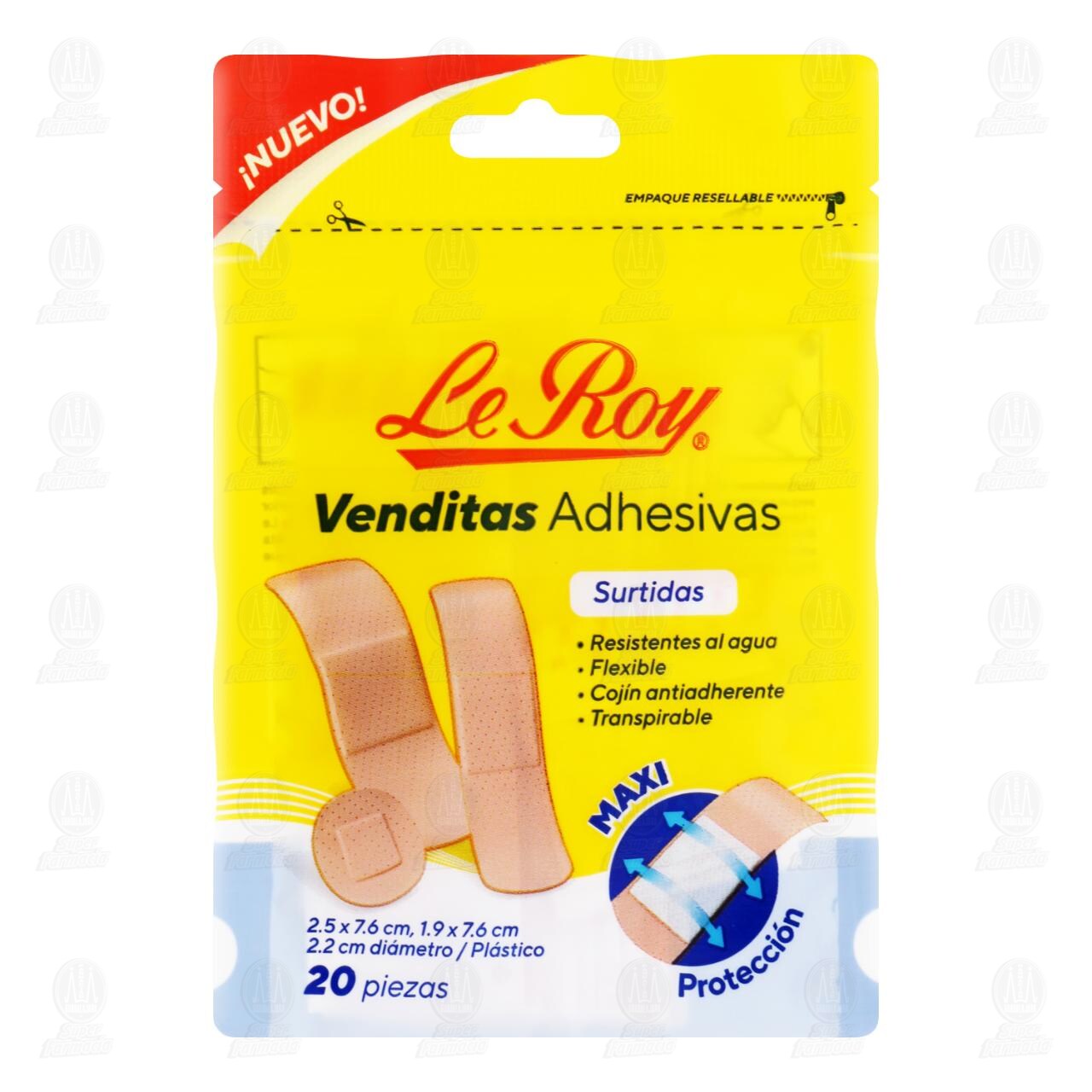 Venditas Adhesivas Le Roy Surtidas, 20 pzas. image number 0