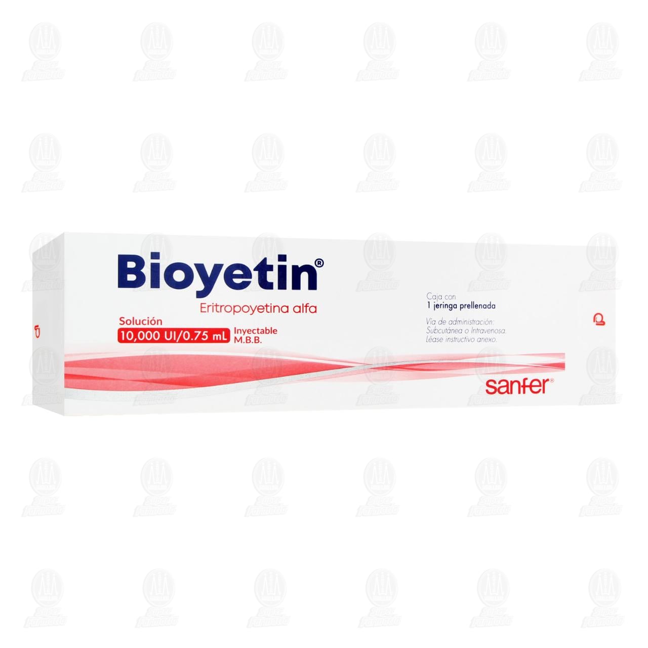 Imagen para Bioyetin 10000UI/0.75ml Solución Inyectable, 1 Jeringa Prellenada.