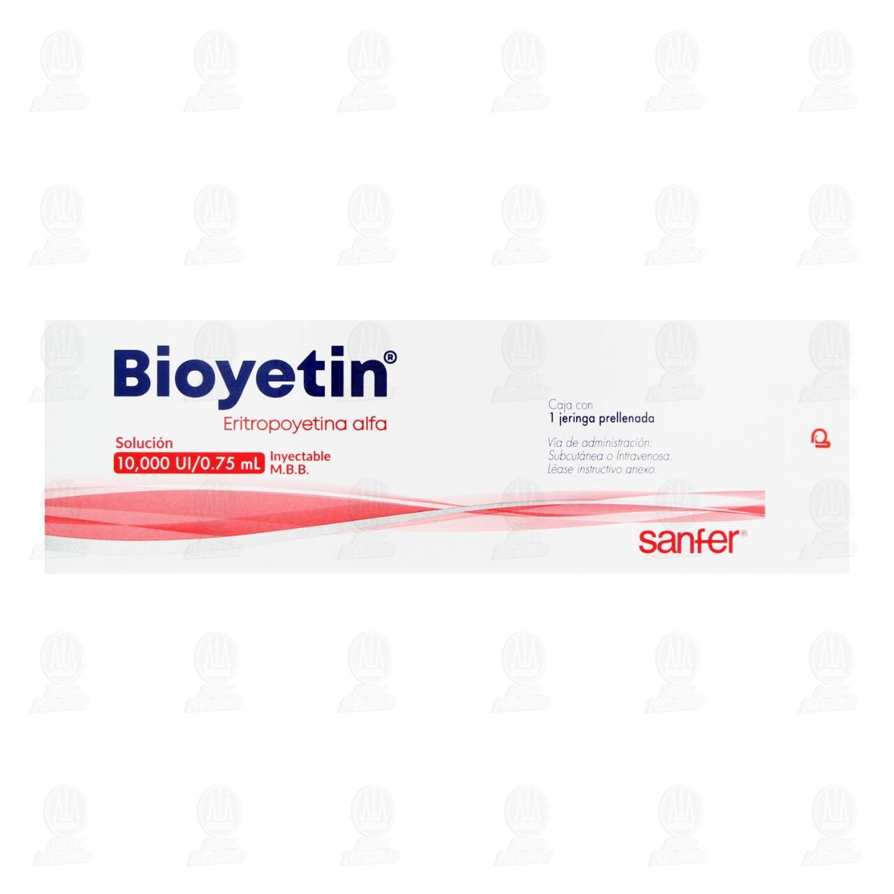 Bioyetin 10000UI/0.75ml Soluci&oacute;n Inyectable, 1 Jeringa Prellenada. image number 1