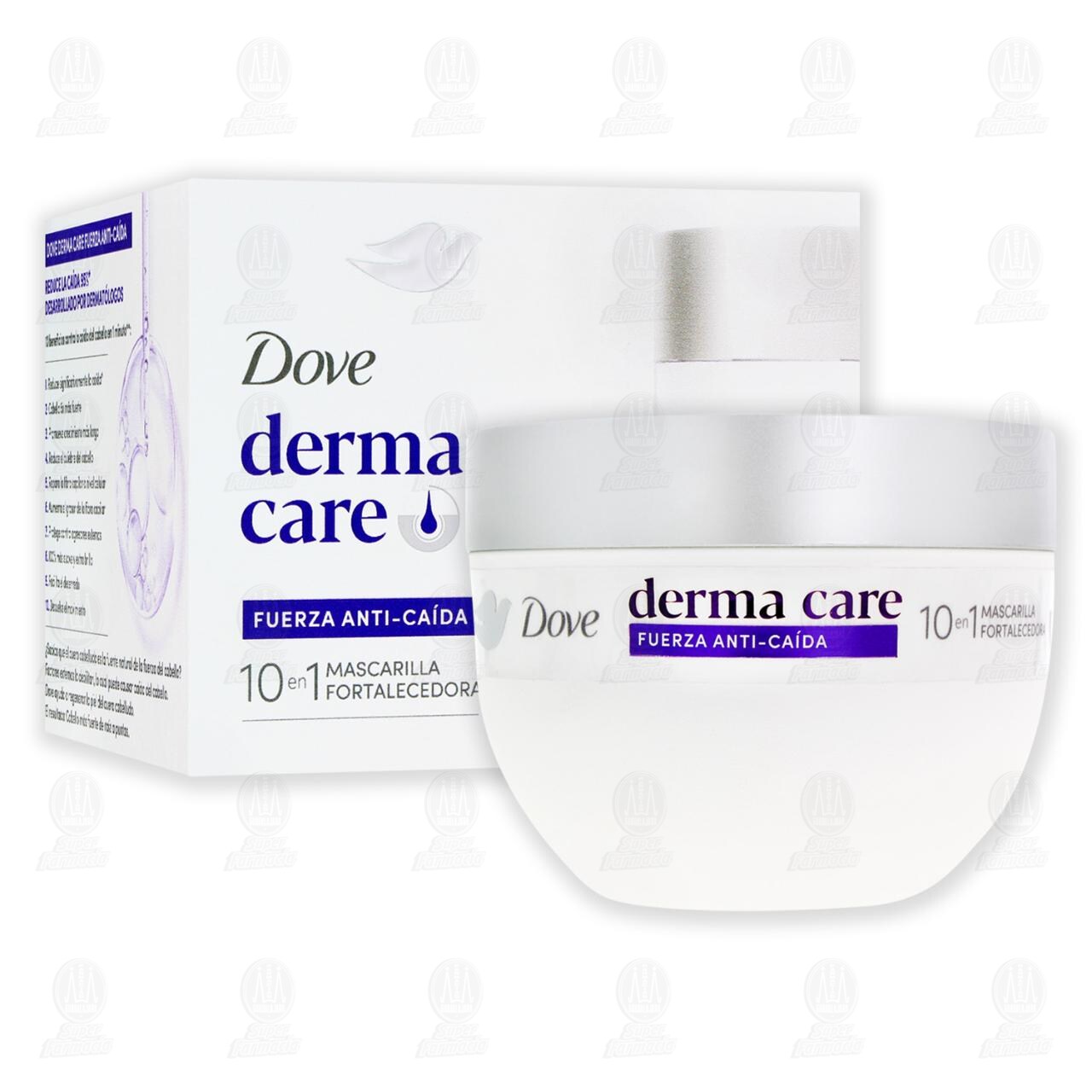 Mascarilla Fortalecedora Dove Derma Care Fuerza Anti-Ca&iacute;da 10 en 1, 270 gr. image number 3