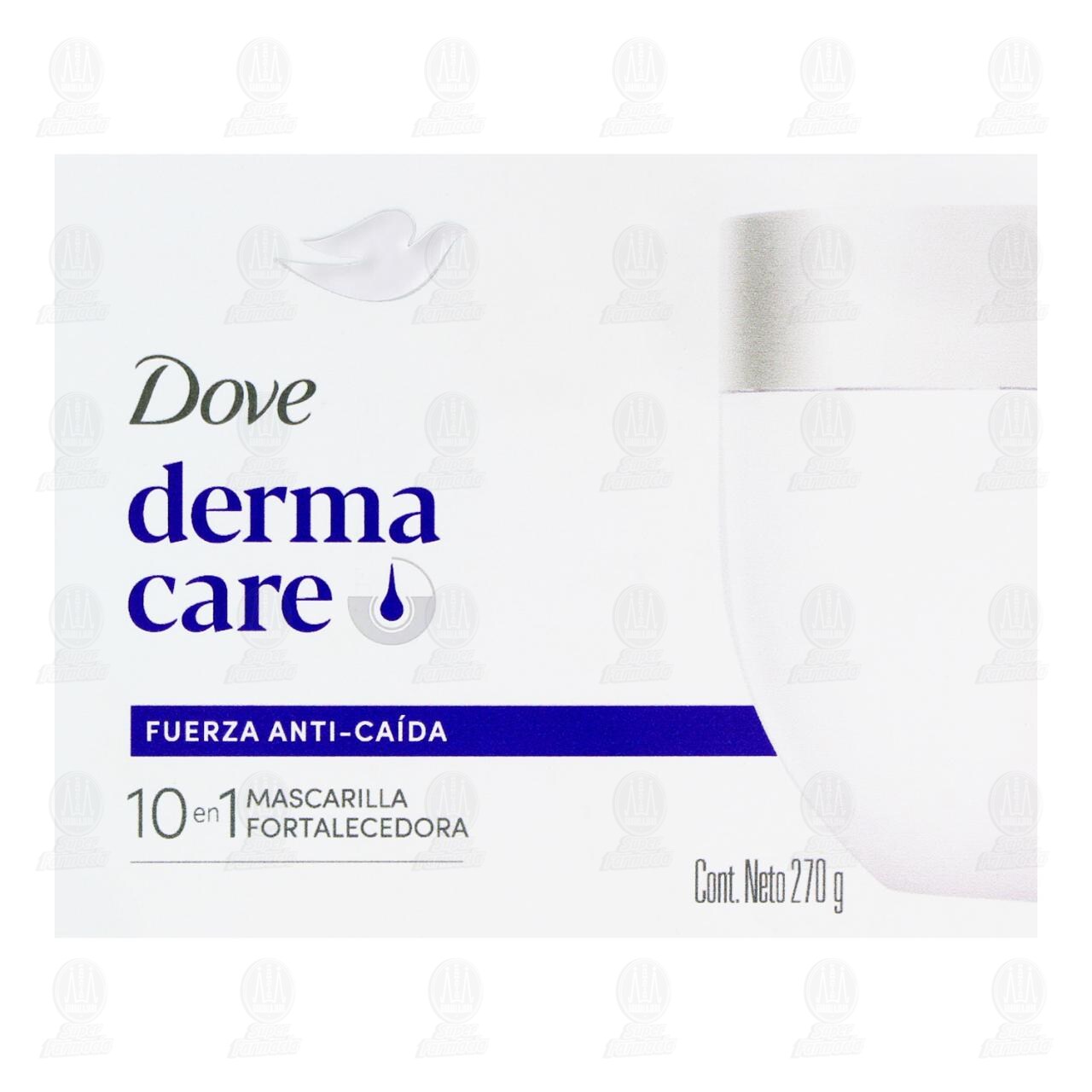 Mascarilla Fortalecedora Dove Derma Care Fuerza Anti-Ca&iacute;da 10 en 1, 270 gr. image number 1