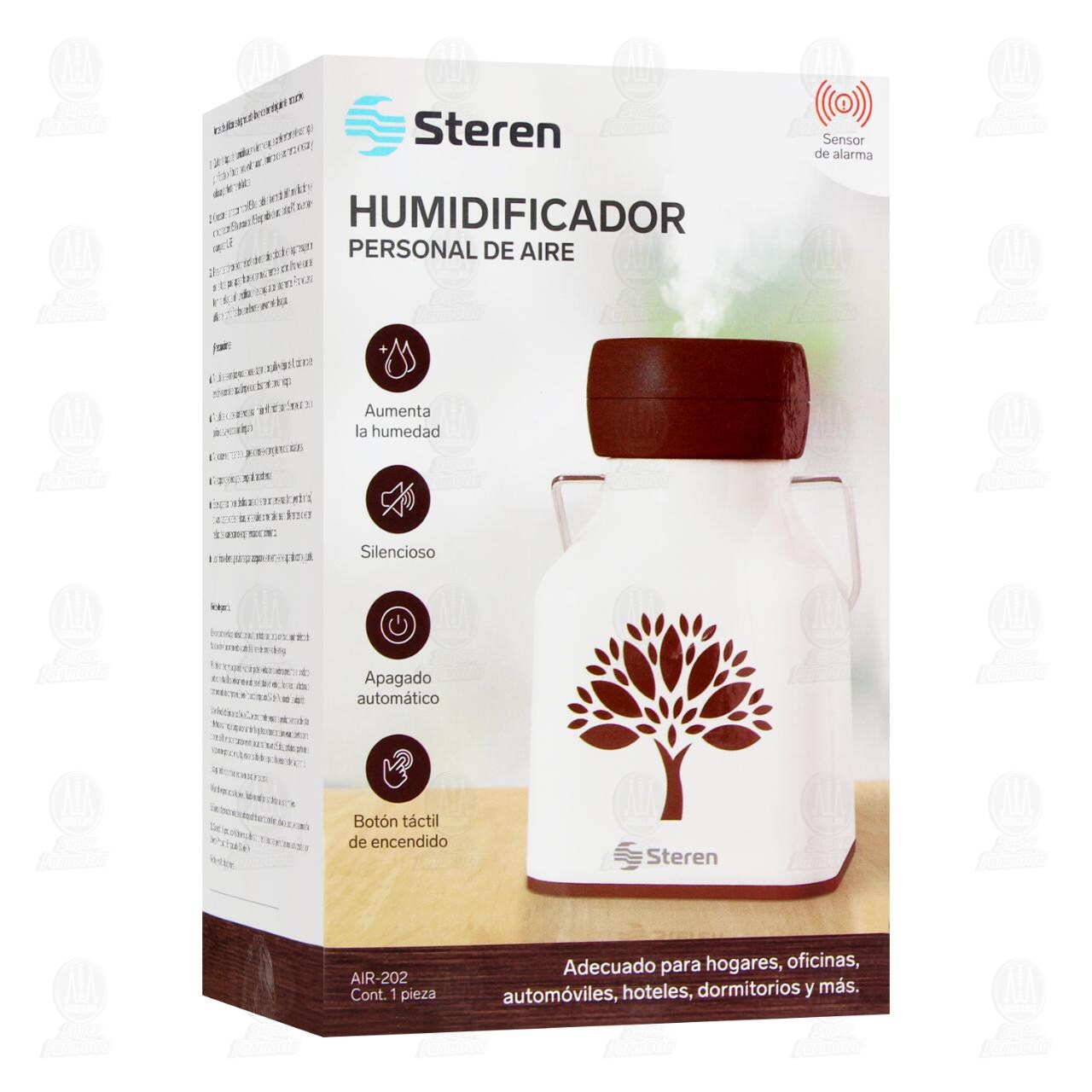 Humificador Personal Steren de Aire, 1 pz.