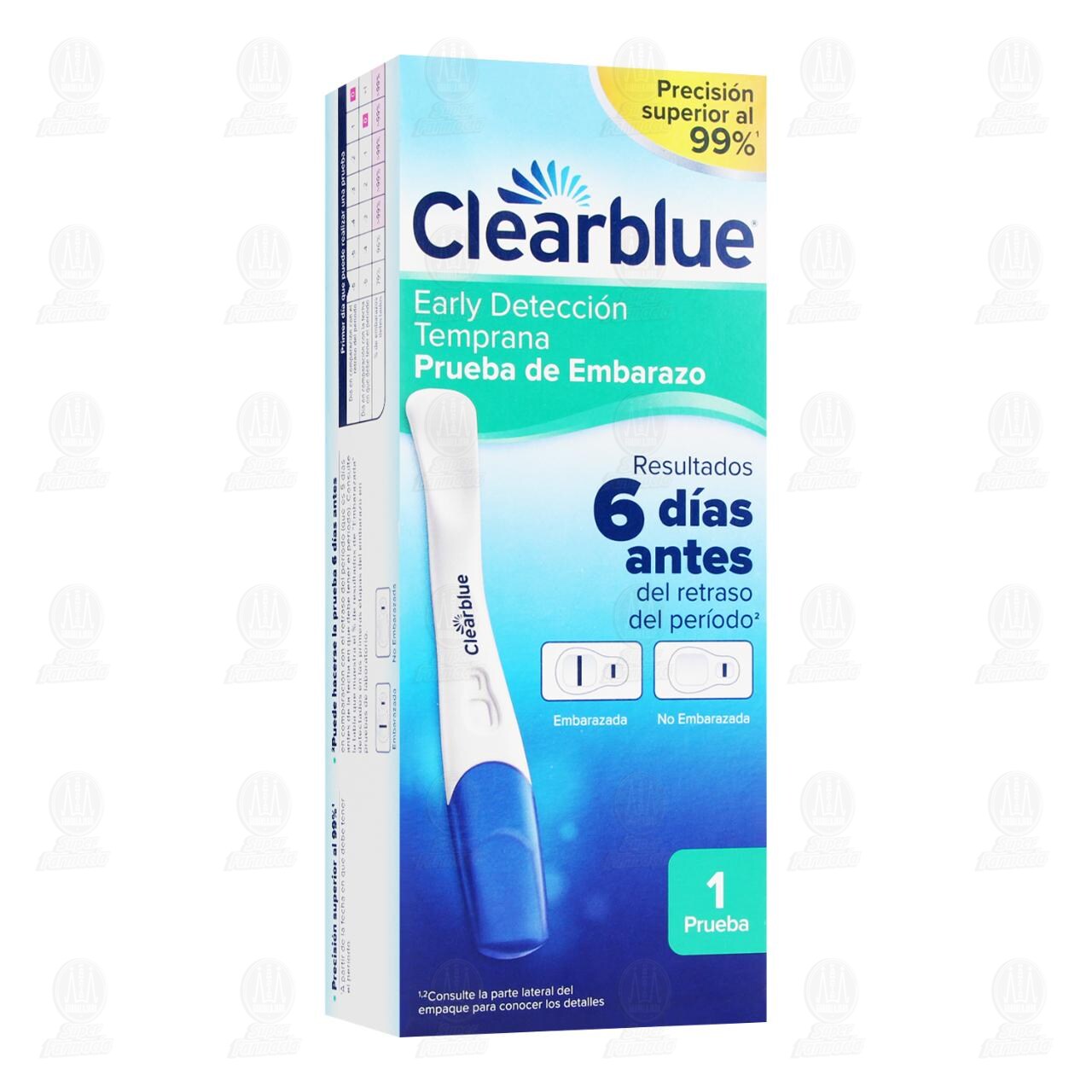 Clearblue Prueba de Embarazo Early Detección Temprana, 1 Unidad.