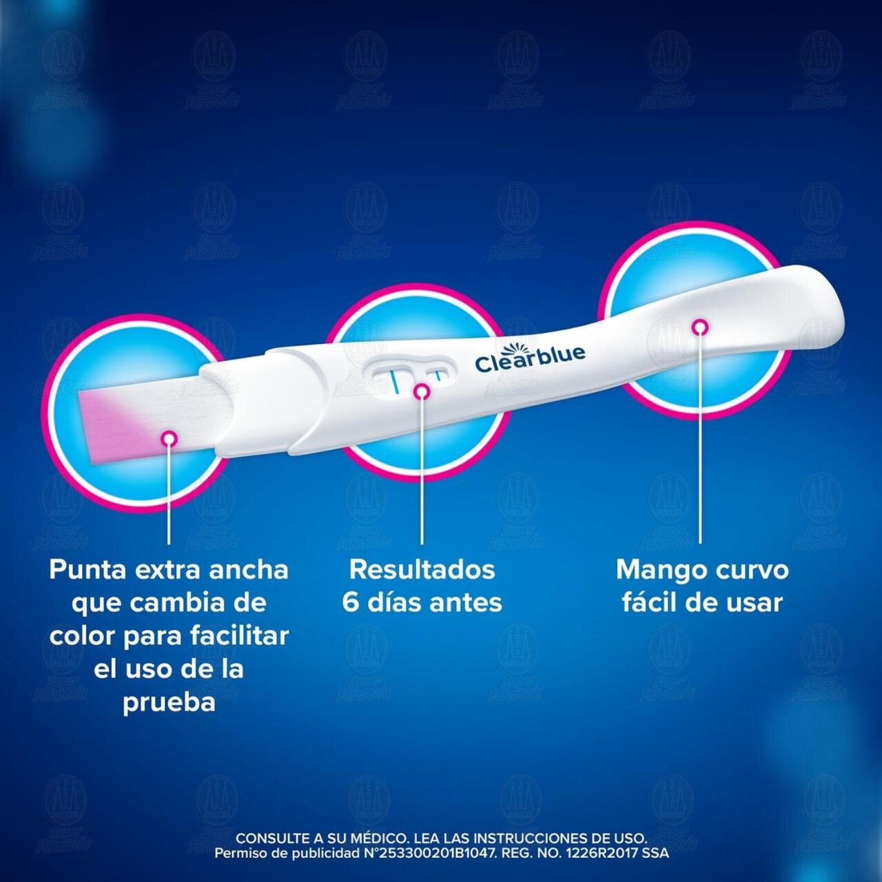 Clearblue Prueba de Embarazo Early Detecci&oacute;n Temprana, 1 Unidad. image number 3