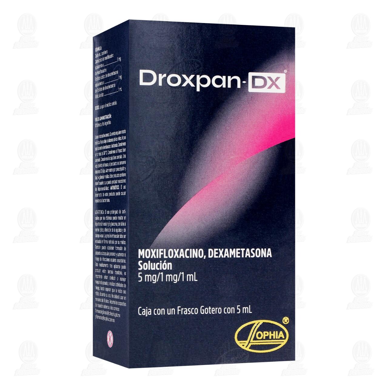 Droxpan Dx 5mg/1mg/1ml Soluci&oacute;n Oft&aacute;lmica, 5 ml. image number 0