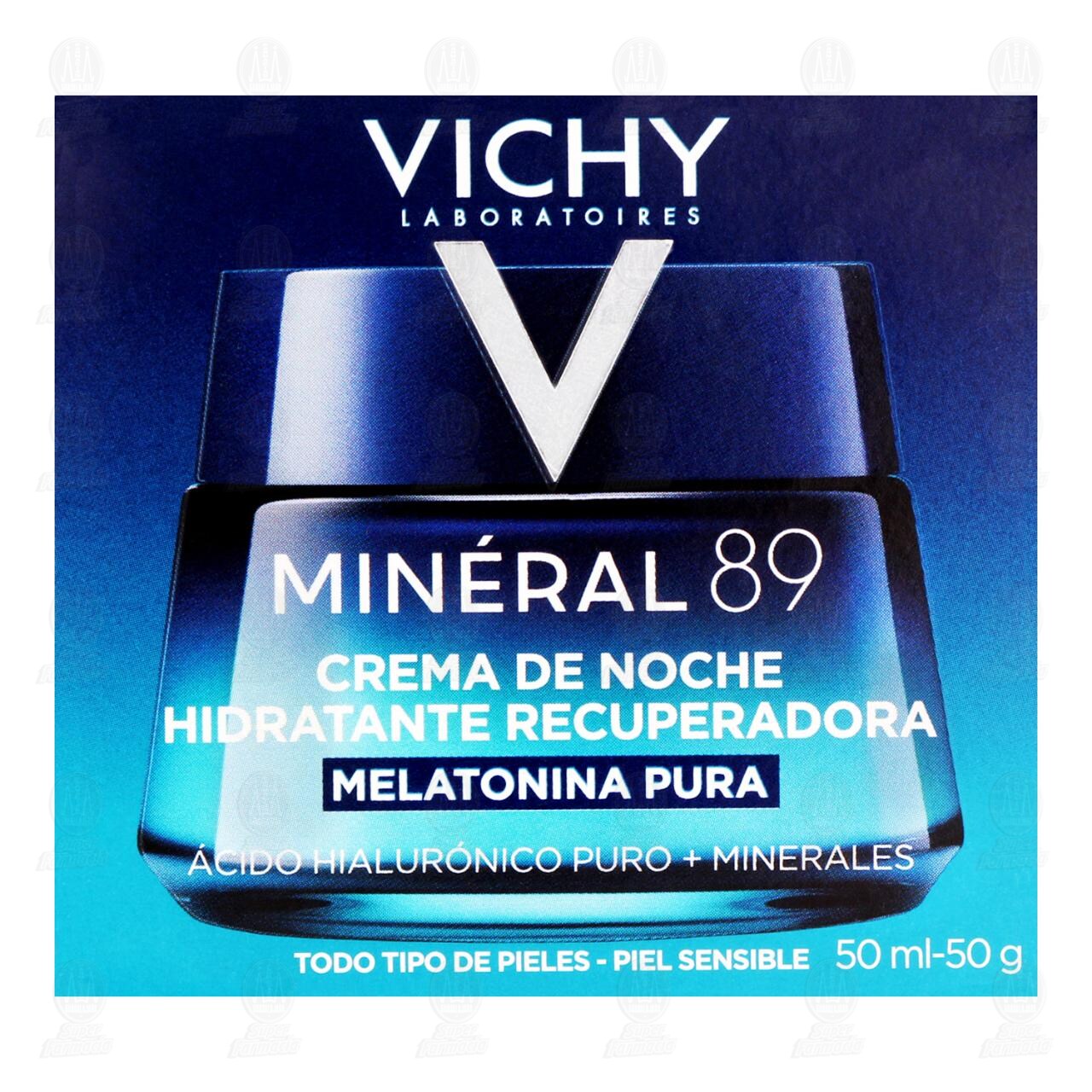 Vichy Minéral 89 Crema de Noche Hidratante Recuperadora, 50 ml. image number 1