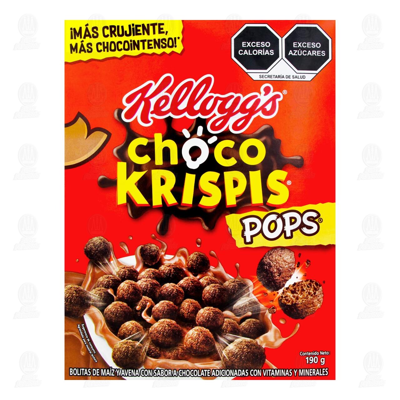 Cereal Kelloggs Choco Krispis Pops, 190 gr. image number 1