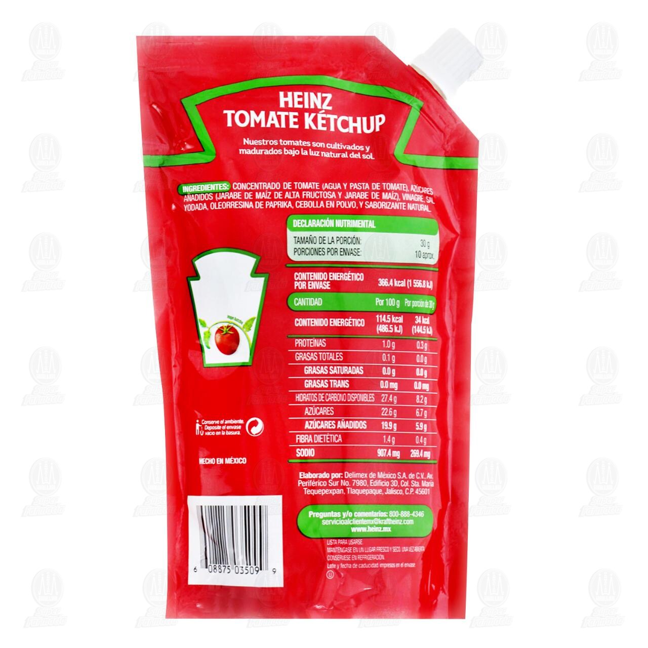 Salsa de Tomate Heinz Ketchup, 320 gr. image number 1