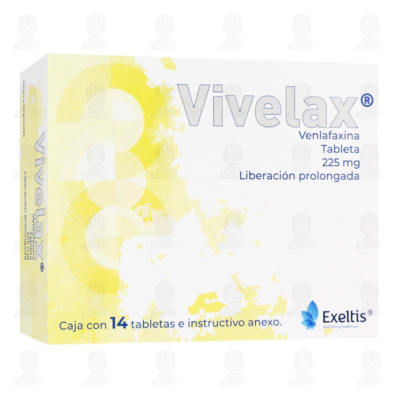 Vivelax 225 mg, 14 tabletas. image number 0
