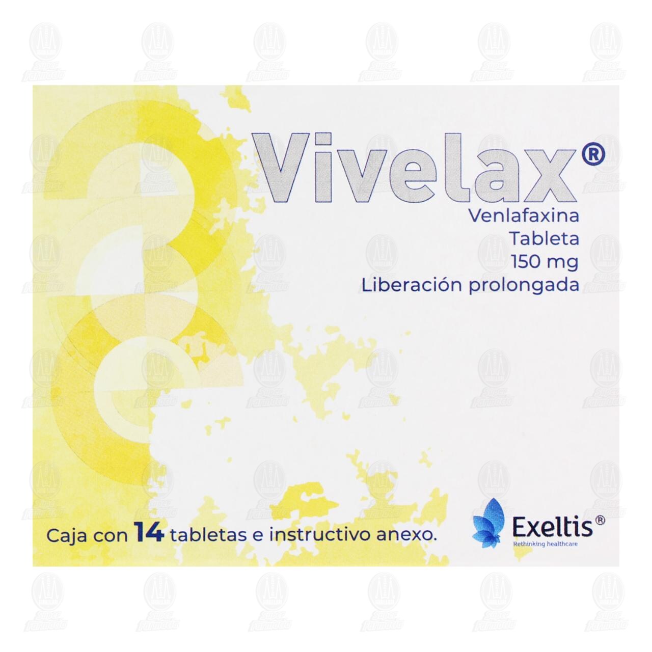Vivelax 150 mg, 14 tabletas. image number 1