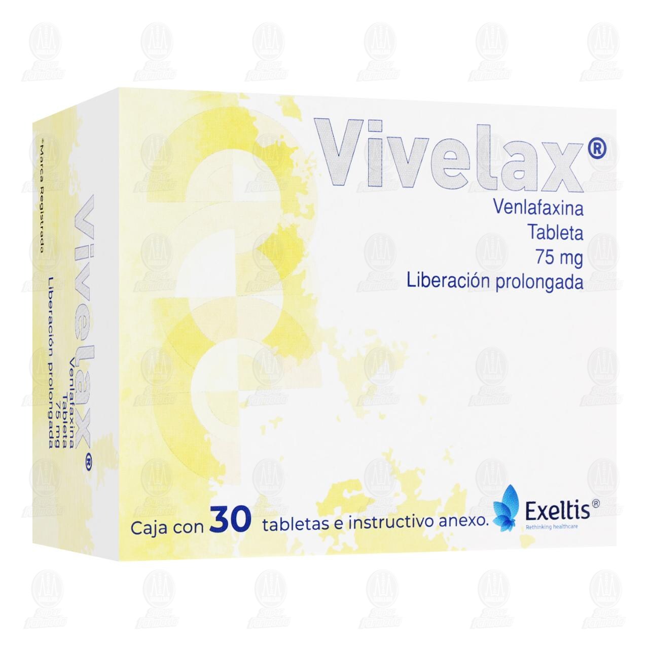 Vivelax 75 mg, 30 Tabletas. image number 0