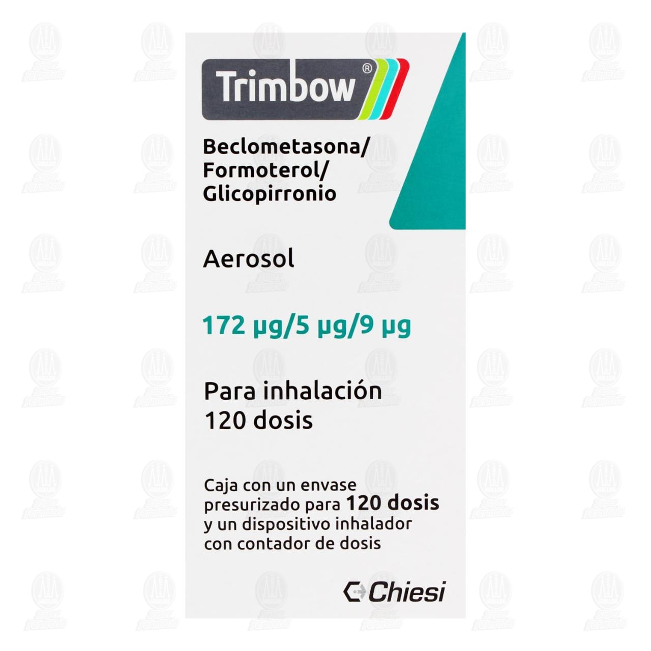 Trimbow Aerosol 172mcg/5mcg/9mcg, 120 Dosis. image number 1