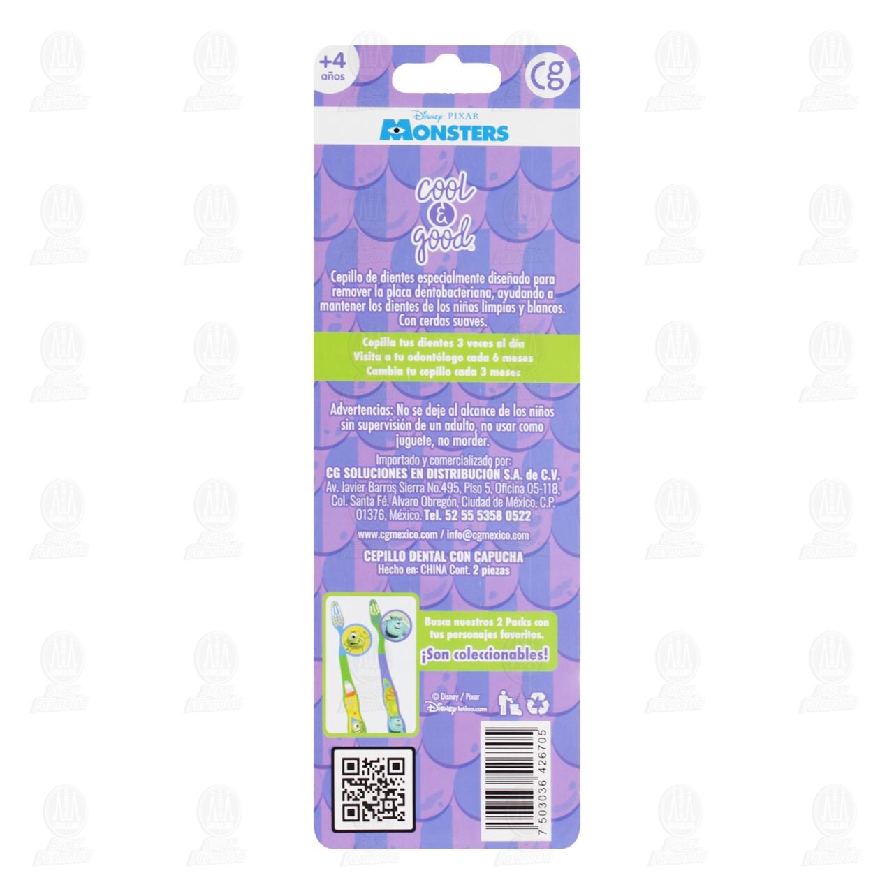 Pack Cepillo Dental Cool & Good Travel Varios Modelos, 2 pzas. image number 1