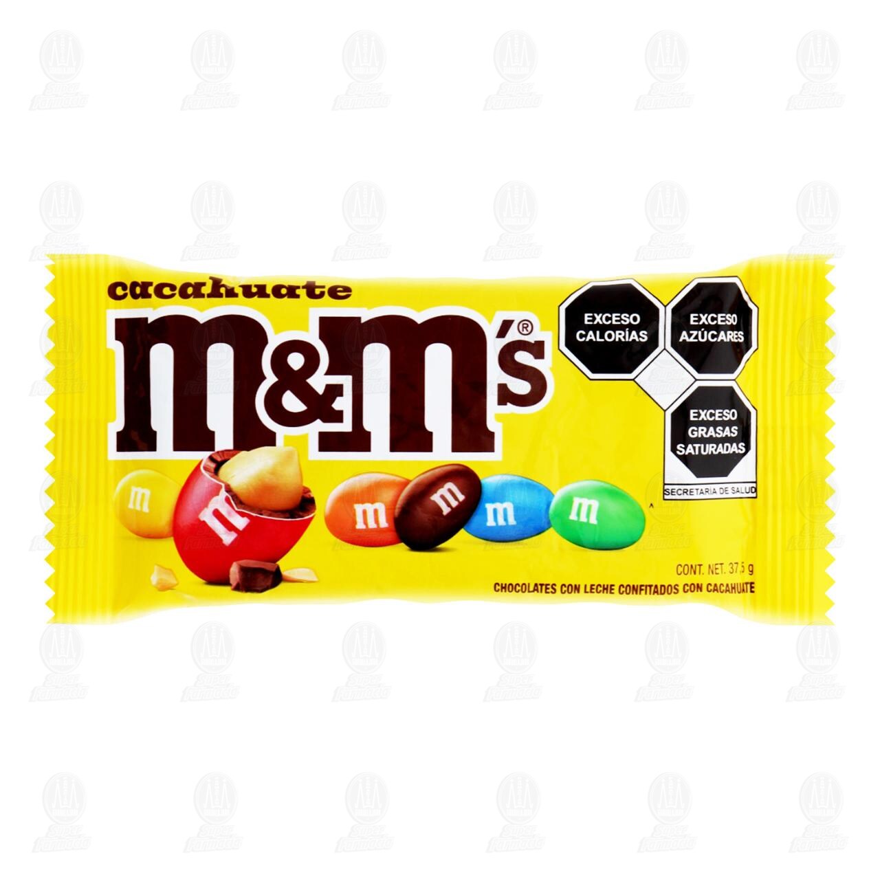 Chocolate M&M's Cacahuate, 37.5 gr. image number 0