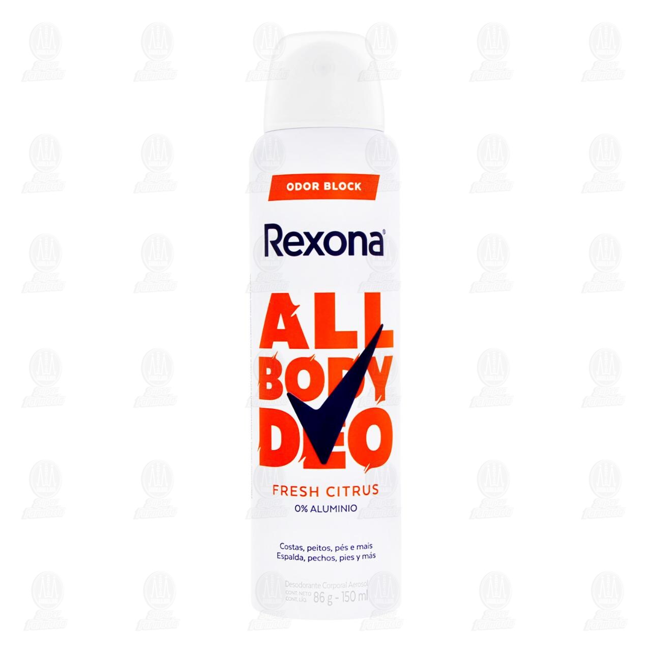 Desodorante Rexona All Body Deo Fresh Citrus en Aerosol, 150 ml. image number 1