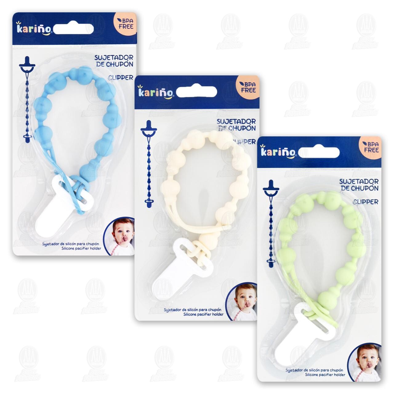 Sujetador de Chupón Kariño Clipper Varios Colores, 1 pz. image number 2