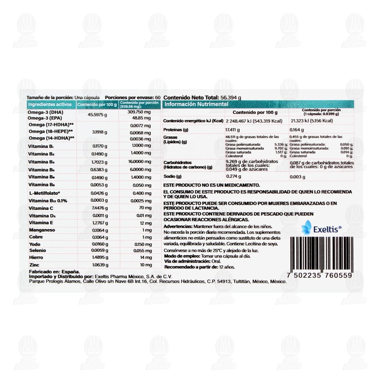 Maxella Suplemento Alimenticio, 60 C&aacute;psulas. image number 2