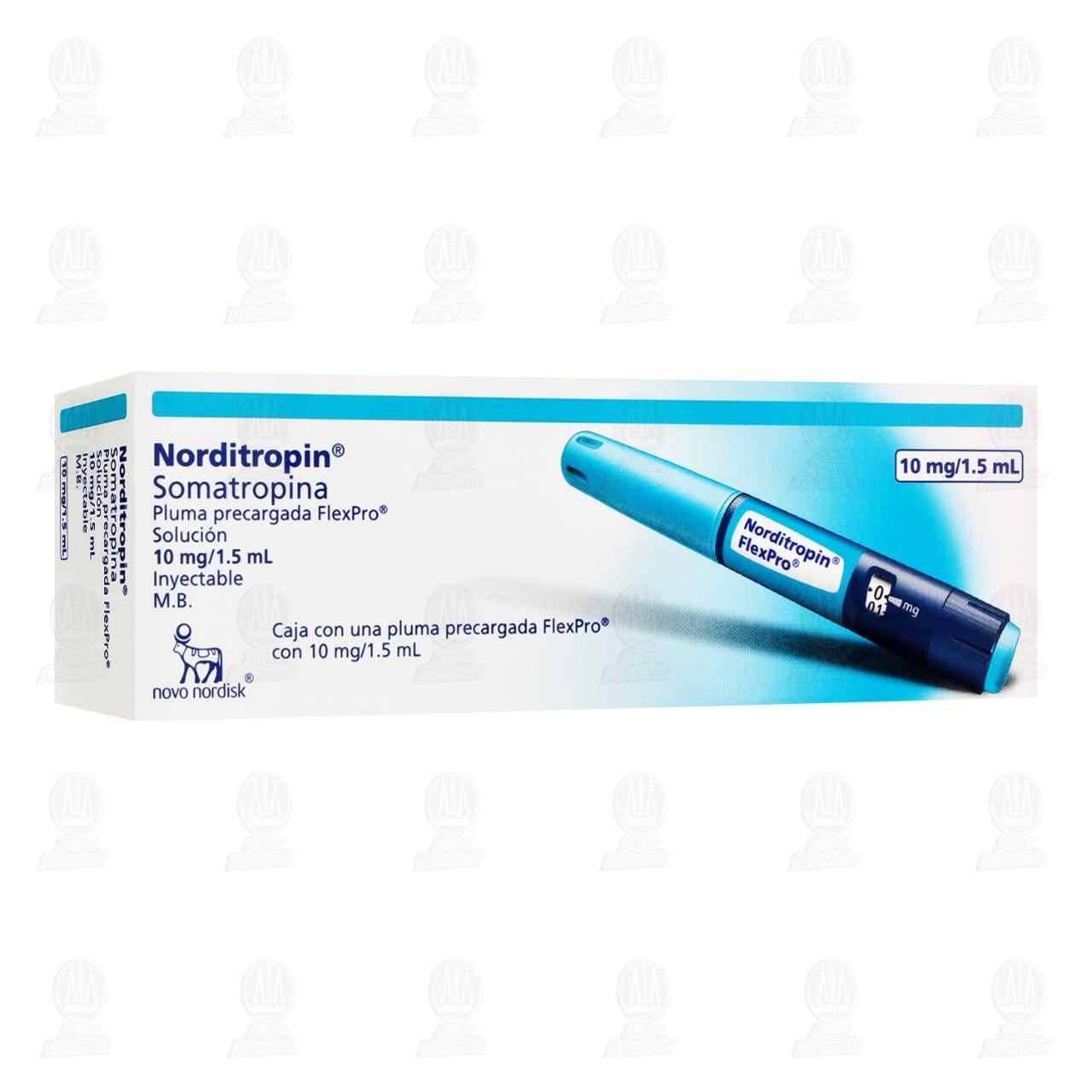 Imagen para Norditropin 10 mg/1.5 mL Solución Inyectable Pluma Precargada FlexPro, 1 pz.